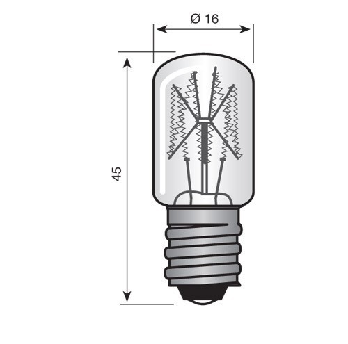 radiator opwinding Verstrikking LAMP SCHROEF E12 220V 10W - Schroef E12-E14-E17 - Miniatuur lampjes -  Lampen & Ledlampen - Verlichting | Eijlander Electronics