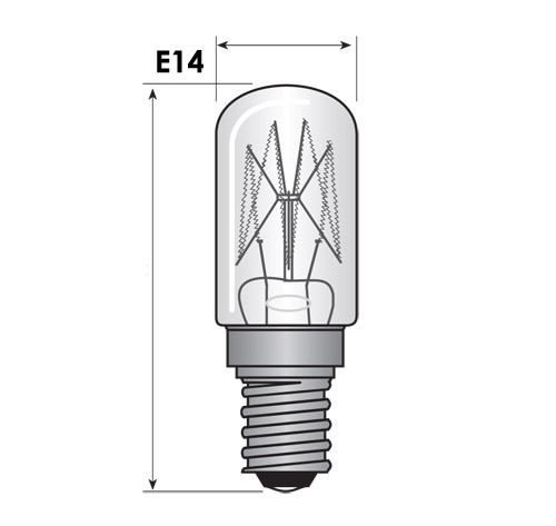 LAMP SCHROEF E14 12V 5W - Schroef E12-E14-E17 - Miniatuur lampjes - Lampen & - Verlichting | Eijlander Electronics