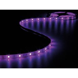 LED STRIP RGB 5M 150 LEDS IP20 ZELFKLEVEND INCL. 12VDC ADAPTER EN CONTROLLER MET AFSTANDBEDIENING