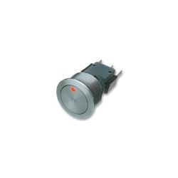 MOMENT 1XOM 230VAC/3A IP67 M19 VERLICHTING KNOP ROOD