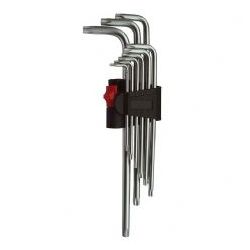 SET VAN 9 TORX SLEUTELS