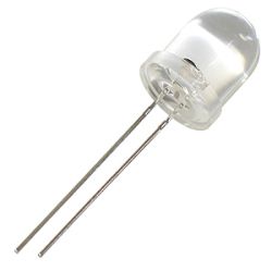 LED 10MM GLASHELDER WARM WIT 19000MCD 3.1V 30MA 30GRD