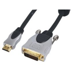 HDMI (1.3) MALE - DVI-D SINGLE LINK MALE 1.5M HIGH QUALITY