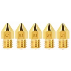 NOZZLE 0.1MM 5 STUKS