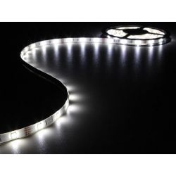 LED STRIP KOUD WIT 1M X 10MM 12VDC/6.0W 30LEDS/P.M. IP61 ZELFKLEVEND