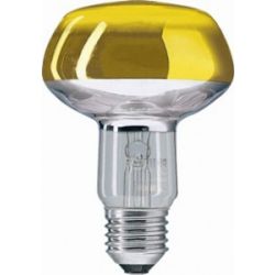 LAMP REFLECTOR E27 40W GEEL